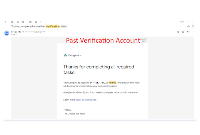fix google ads advertiser verification in 24, manage ads